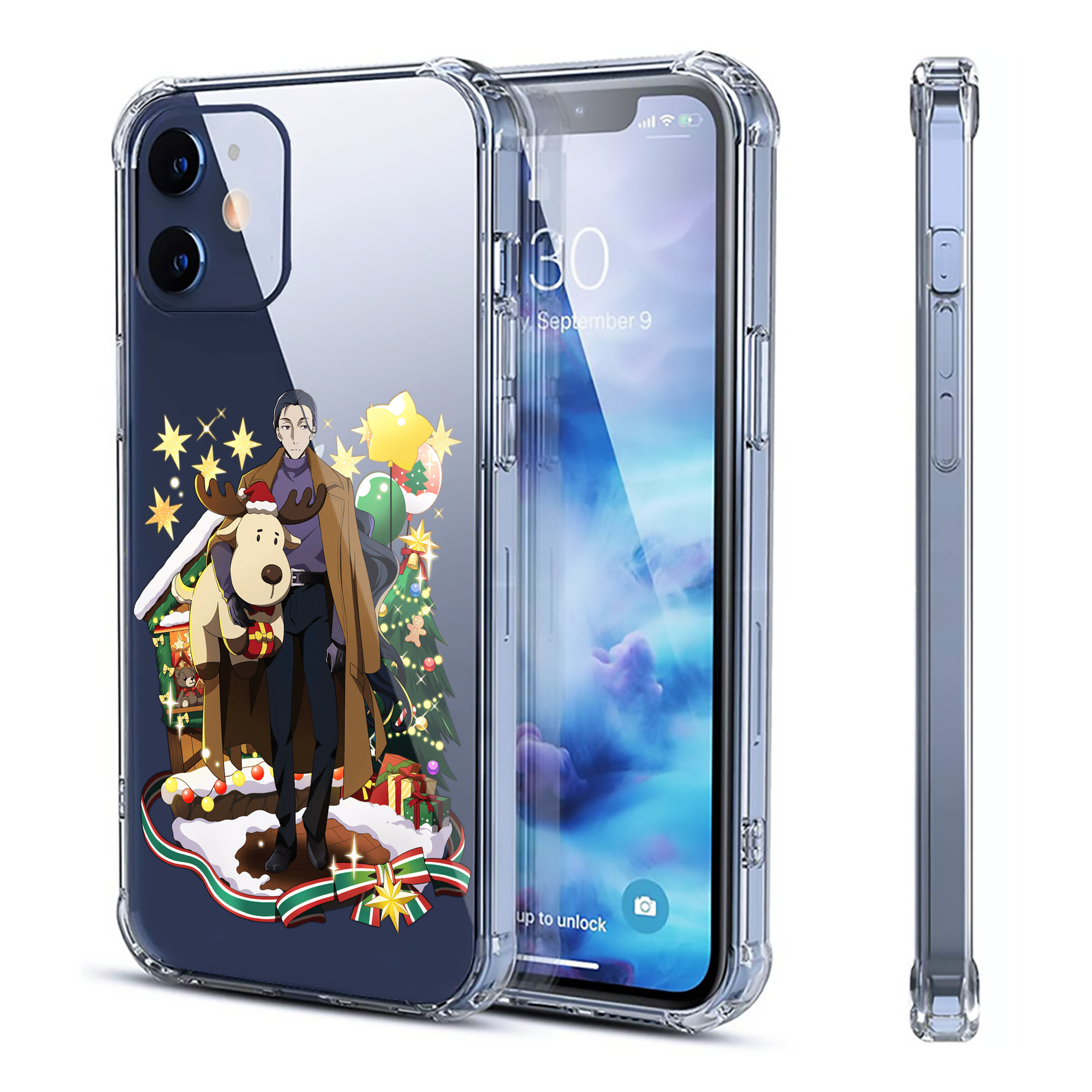 （画像用） 文豪ストレイドッグス Bungo Stray Dogs 【iPhone 12シリーズ対応】透明スマホケース（クリアソフトケース）